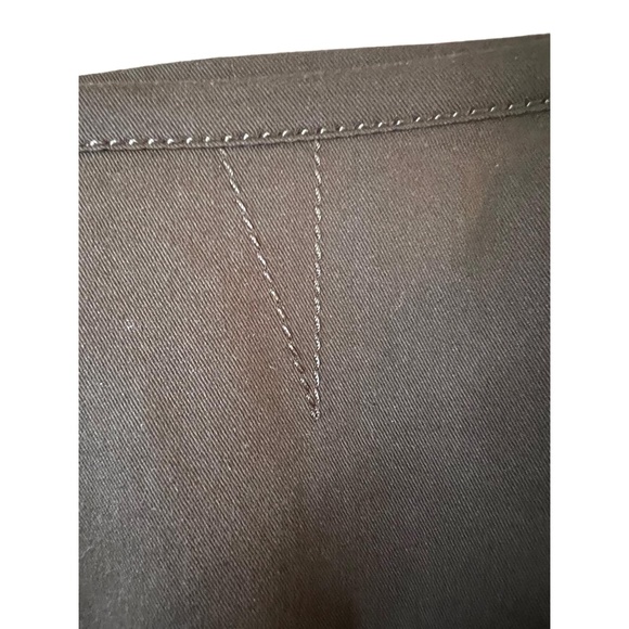 Fendi Pencil Skirt Dark Chocolate Brown Knee Length Front Slit Pencil  IT42 US6 - Picture 2 of 8